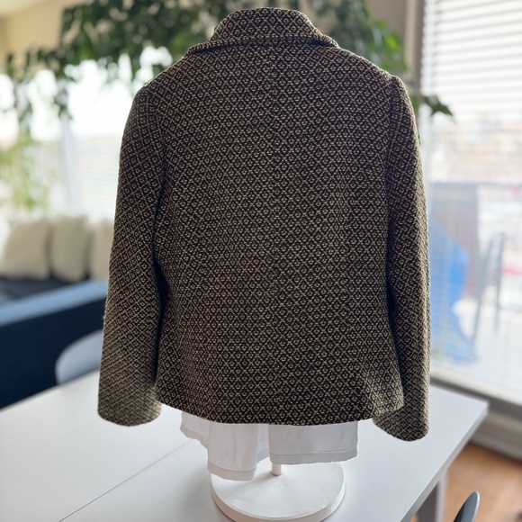 A&K Designs Wool-Blend Jacquard Blazer XL - Picture 2 of 7